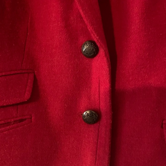 Talbots red blazer - Picture 3 of 6